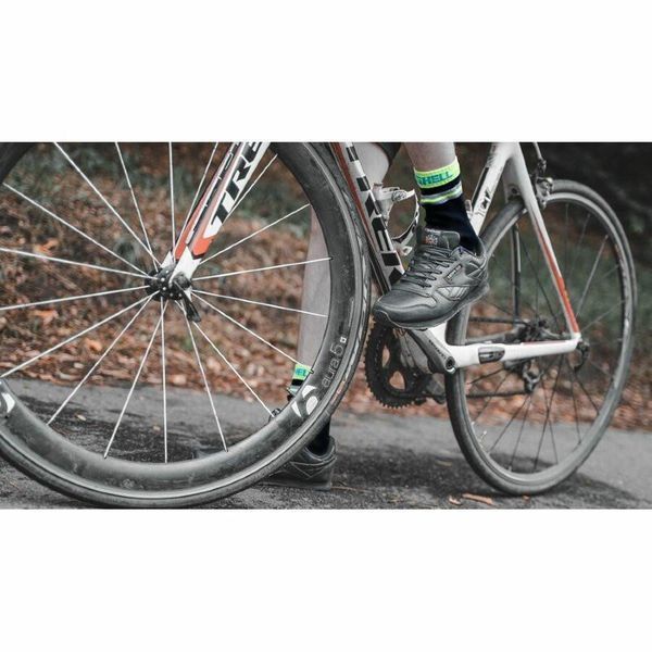 Шкарпетки водонепроникні Dexshell Pro visibility Cycling, р-р XL (47-49), з зеленою смугою DS648HVYXL фото