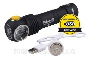 Налобный фонарь Armytek Wizard Pro v3 Magnet USB + 18650 3200 mAh / XHP50 AWPUSB-XHP50 фото