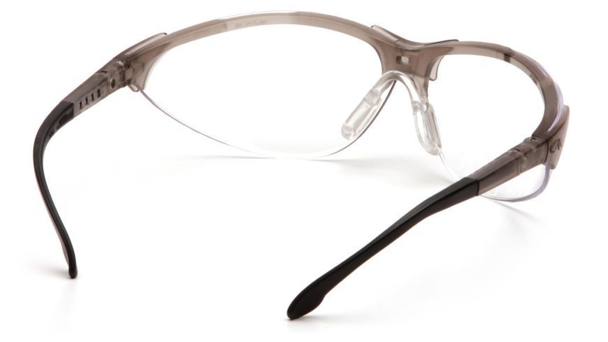 Очки защитные открытые Pyramex Rendezvous Crystal Gray (clear) Anti-Fog, прозрачные в серой полупрозрачной PM-RENCR-CL1 фото