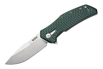 Ніж складаний на підшипнику з клинком із сталі D2 Grand Way SG 119 green SG119G фото