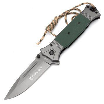 Ніж складаний (складний) Browning 3641 Зелений 00000002992 фото
