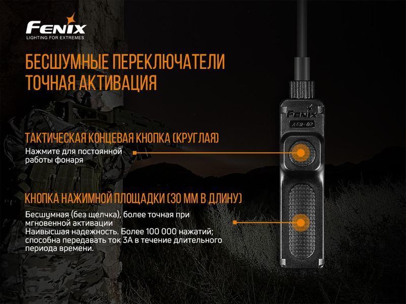 Виносна тактична кнопка Fenix AER-02 V2.0 AER-02V20 фото
