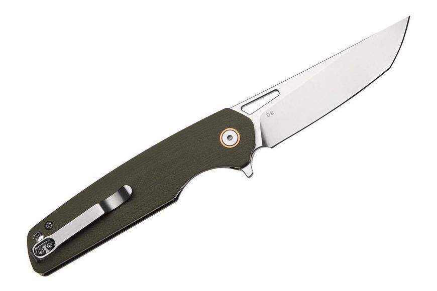Нож складной на подшипнике с клинком из стали D2 Grand Way SG 145 green SG145g фото