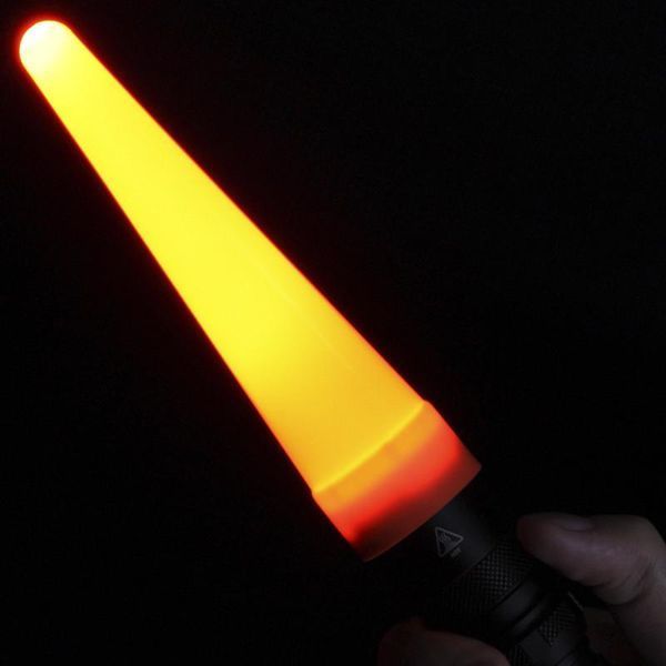 Дифузор сигнальний "крапля" для ліхтарів Nitecore NTW34 (34 mm), червоний 6-1126 фото