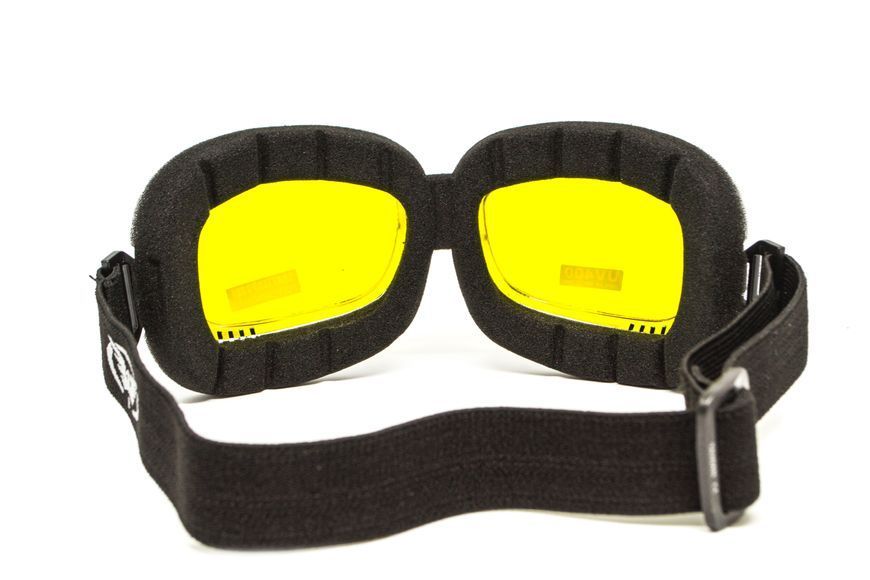 Окуляри захисні з ущільнювачем Global Vision Retro Joe (yellow) жовті GV-RETRO-AM фото