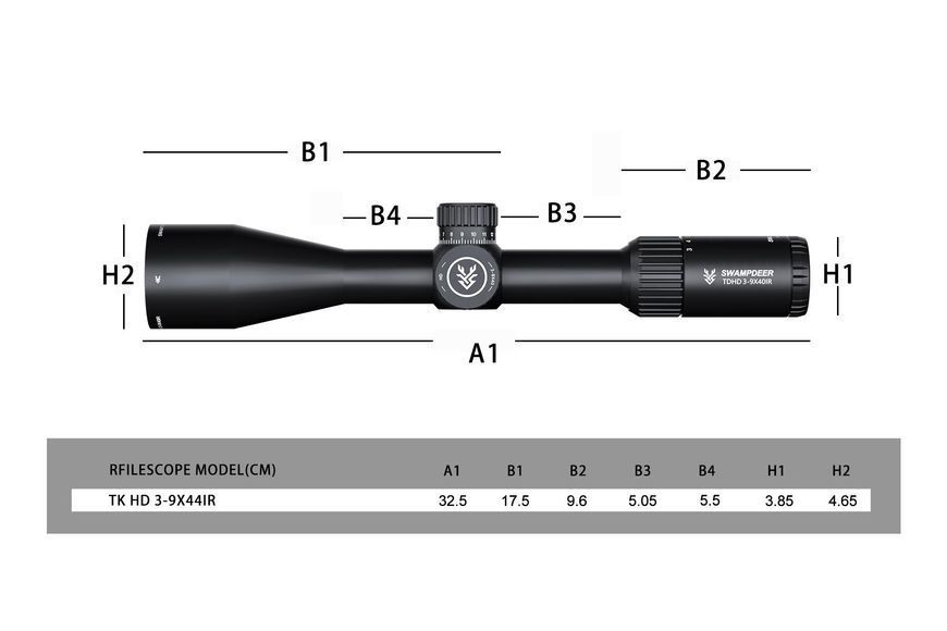 Оптичний приціл Swamp deer TD HD 3-9X40 IR po_sd_td3940 фото