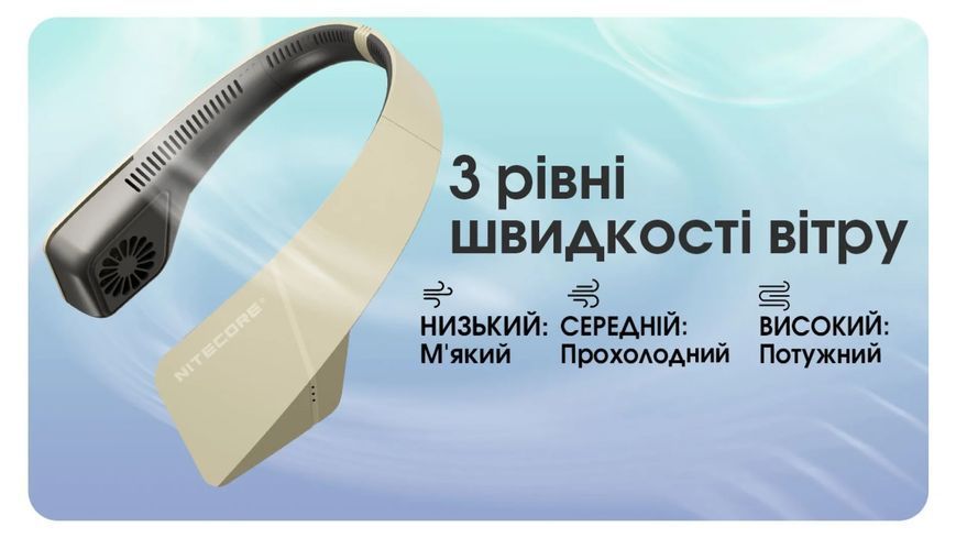 Портативный вентилятор на шею Nitecore NEF20 6-1503 фото