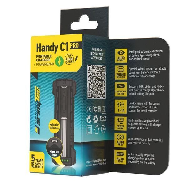Зарядное устройство Armytek Handy C1 Pro AHC1Pro фото