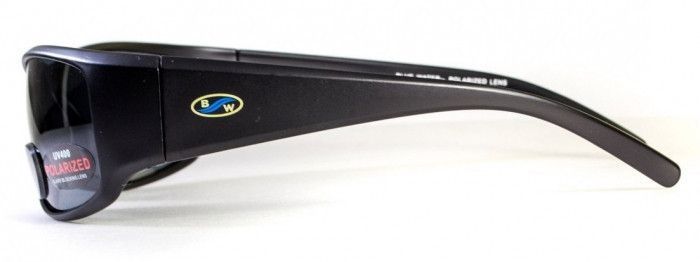 Окуляри біфокальні поляризаційні BluWater Bifocal-1 (+2.0) Polarized (gray) (чорна біфокальна лінза з діоптріями) 4БИФ1-20П20 фото