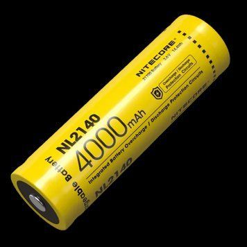 Акумулятор літієвий Li-Ion 21700 Nitecore NL2140 3.6V (4000mAh), захищений 6-1379_40 фото