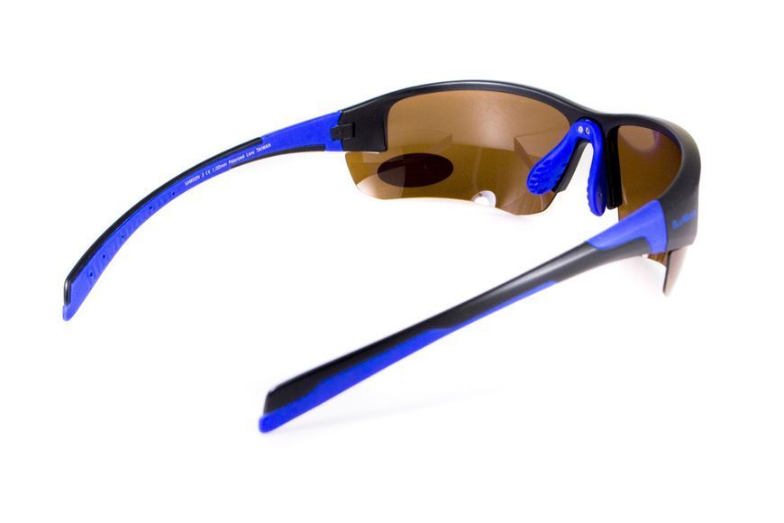 Окуляри BluWater Samson-3 Polarized (brown), коричневі BW-SAM3-BRN2 фото