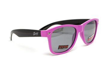 Очки защитные открытые Swag Hipster-B Pink (Flash mirror) зеркальные серые SW-HIPSPK-FM фото