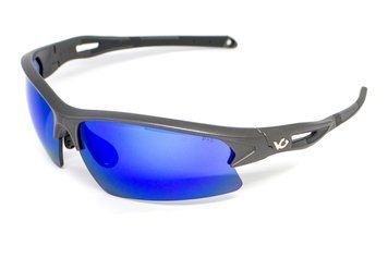 Очки защитные открытые Venture Gear MontEagle GunMetal (ice blue mirror) Anti-Fog, синие зеркальные VG-MONT-GTB1 фото