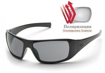 Очки поляризационные защитные Pyramex Goliath Polarized (gray), серые 2ГОЛИ-20П фото