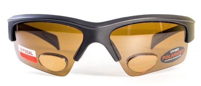 Бифокальные поляризационные очки BluWater Bifocal-2 (+3.0) Polarized (brown) коричневые 4БИФ2-50П30 фото