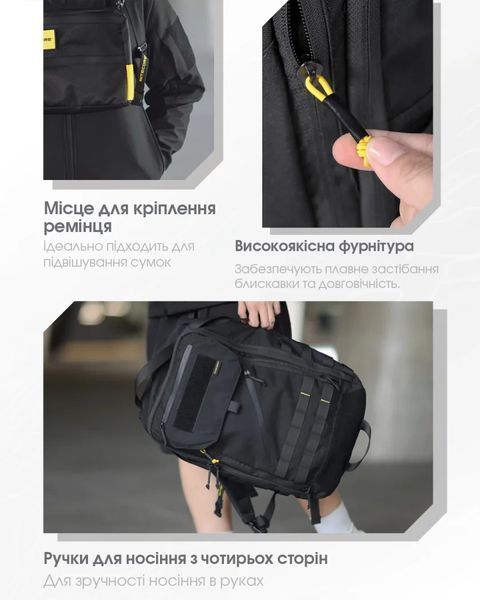Повсякденний рюкзак Nitecore BP23 Pro (Cordura 500D, підвищена міцність), чорний 6-1486_pro фото