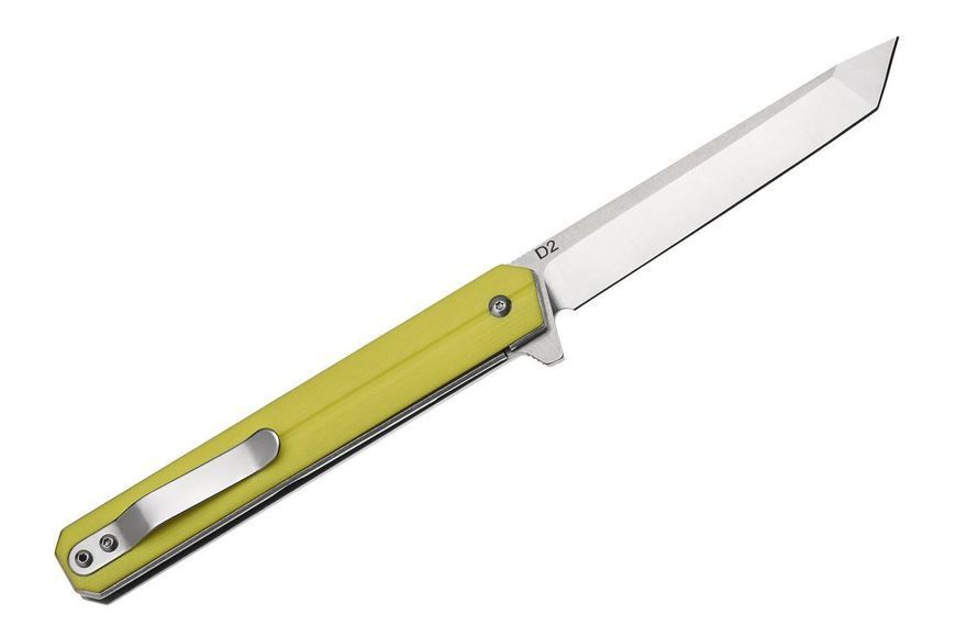 Нож складной на подшипнике с клинком из стали D2 Grand Way SG 063 yellow SG063yellow фото
