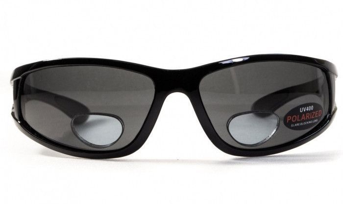 Бифокальные поляризационные очки BluWater Bifocal-3 (+2.5) Polarized (gray) серые 4БИФ3-20П25 фото