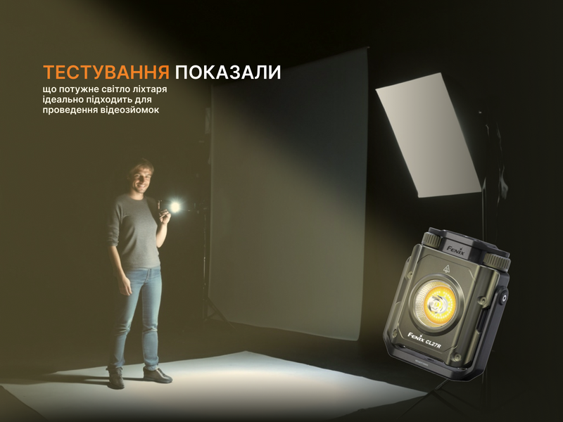 Фонарь прожектор Fenix CL27R зеленый CL27R-Green фото