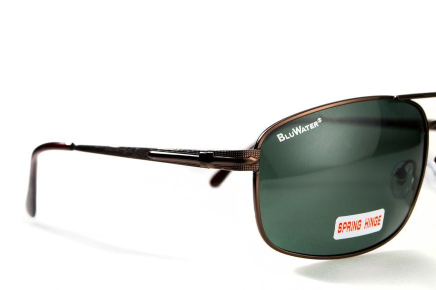 Очки поляризационные BluWater Navigator-2 Polarized (green) зелений 4НАВИ2-БМ40П фото