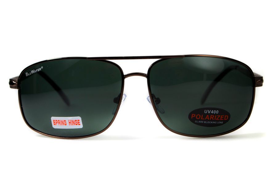 Очки поляризационные BluWater Navigator-2 Polarized (green) зелений 4НАВИ2-БМ40П фото