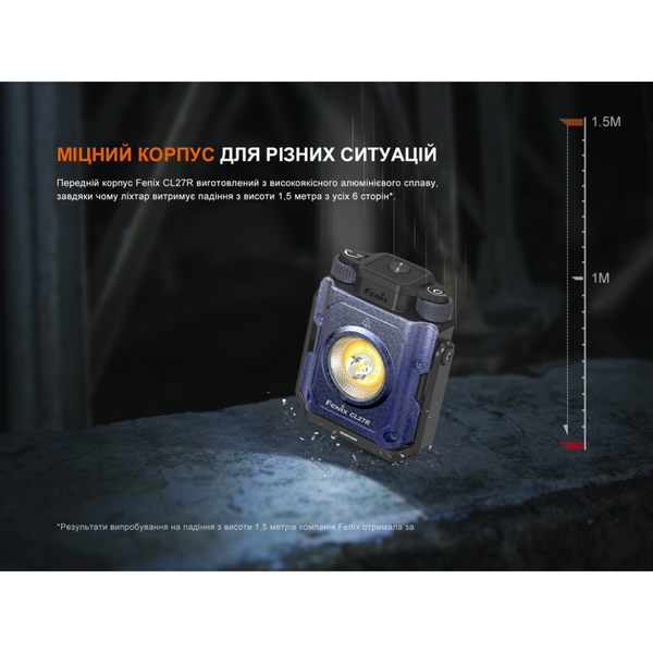 Фонарь прожектор Fenix ​​CL27R темно-голубой CL27R-Blue фото
