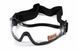Окуляри захисні з ущільнювачем Global Vision Z-33 (clear) Anti-Fog, прозорі 1З33-10 фото 1