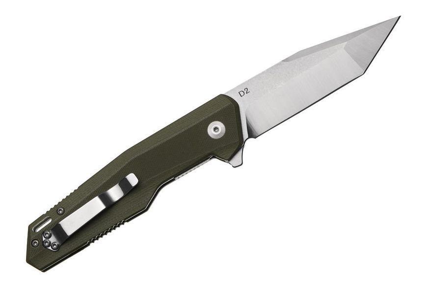 Нож складной на подшипнике с клинком из стали D2 Grand Way SG 153 army green SG153ag фото