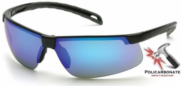 Окуляри захисні Pyramex Ever-Lite (ice blue mirror) дзеркальні сині 2ЕВЕР-90 фото