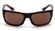 Очки защитные открытые Venture Gear Vallejo Tortoise (bronze) Аnti-Fog, коричневые 3ВАЛЕ-Ч50 фото 2