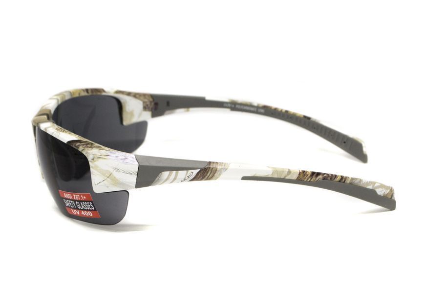 Очки защитные Global Vision Hercules-7 White Camo (gray), серые в камуфлированной оправе GV-H7WCAM-GR фото