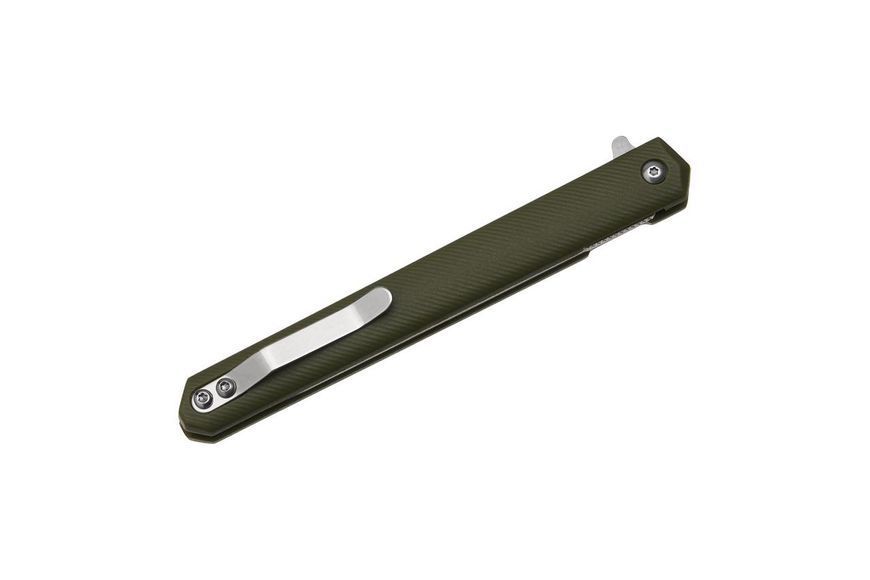 Нож складной на подшипнике с клинком из стали D2 Grand Way SG 097 green tanto SG097gt фото