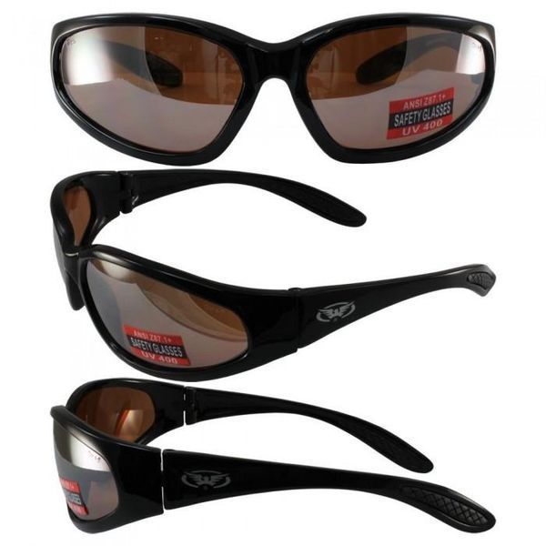 Окуляри захисні Global Vision Hercules-1 (drive mirror) коричневі 1ГЕРК-50 фото