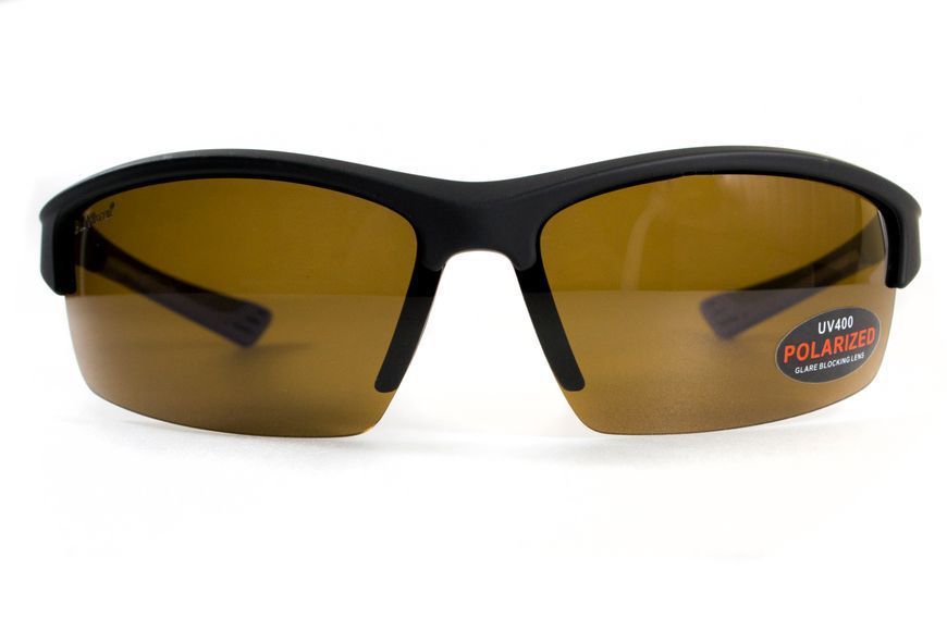 Очки поляризационные BluWater Daytona-1 Polarized (brown), гидрофобные коричневые линзы (Repelon&trade;) 4ДЕЙТ1-Г50П фото