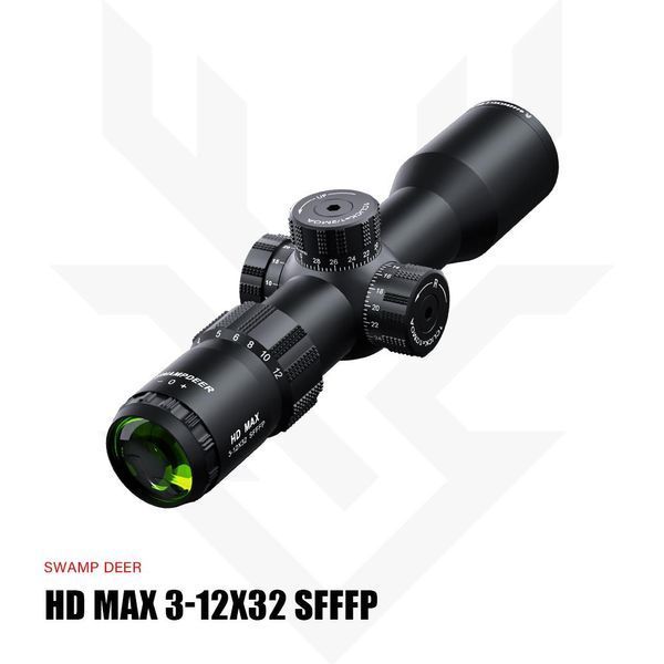 Оптичний приціл Swamp deer HD MAX 3-12X32 SF FFP MINI po_sd_max31232 фото