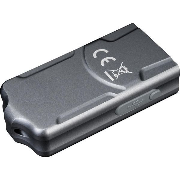Фонарь наключный Fenix E03R V2.0, серый E03RV20GR фото