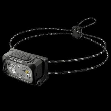 Ліхтар налобний Nitecore NU21 (360 люмен, 8 режимів, USB-C), чорний 6-1509_black фото